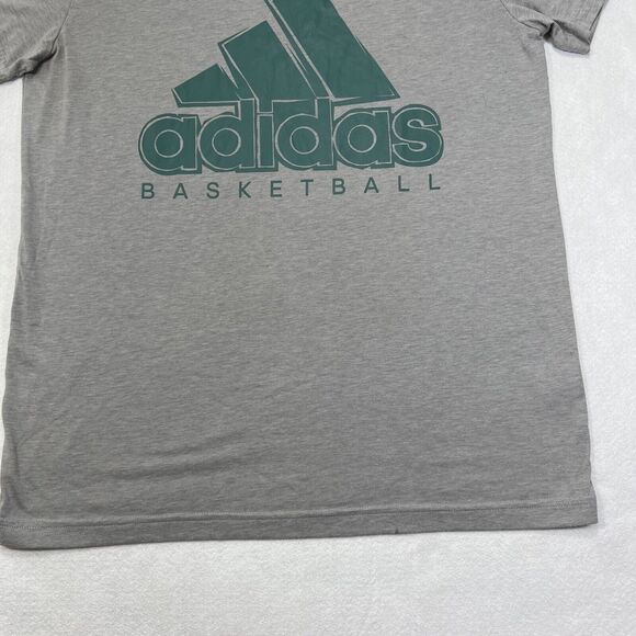 Adidas Basketball Men's Medium ClimaLite Short Sleeve Athletic Graphic T Shirt - Picture 6 of 12